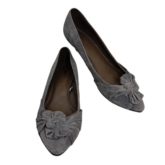 Vintage Mossimo Women's Suede Grey Shoes Size 9 - Picture 3 of 14